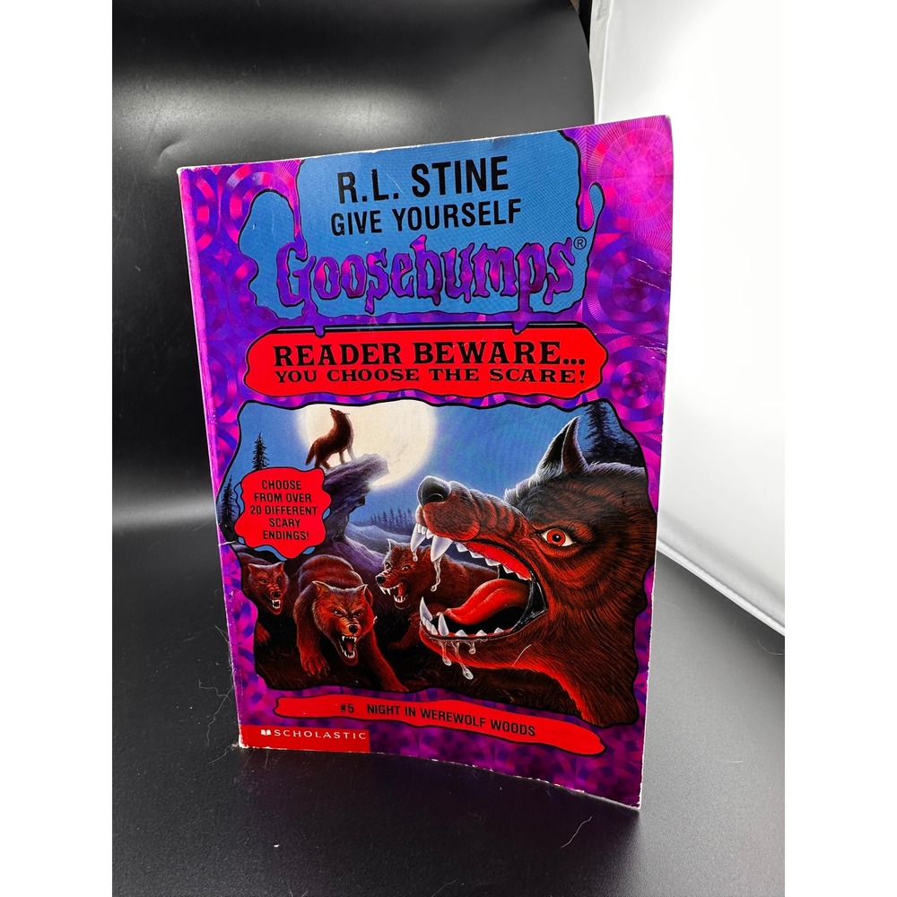 R.L. Stine Give Yourself Goosebumps #5 Night in Werewolf Woods 1st Edition 1996
